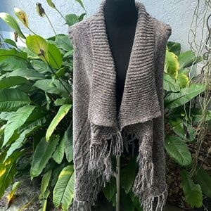 Chunky blanket sweater vest